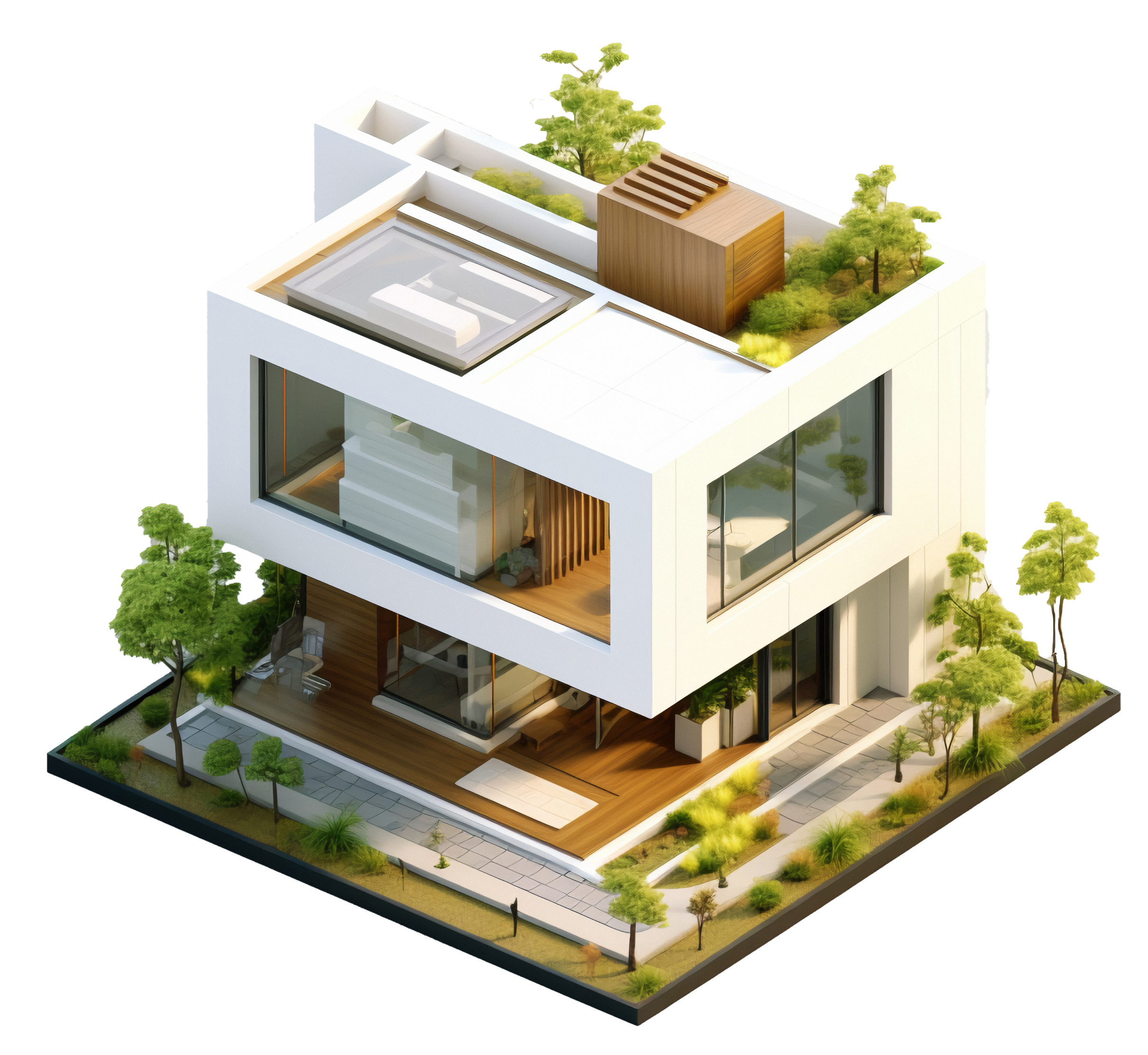 Modern House Illustration